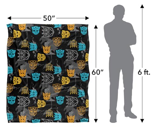 Plaid Transformers idée cadeau geek couverture douce anniversaire et Noël 152x127 - 6
