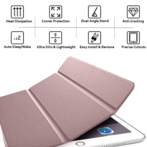Image of DuraSafe for iPad 10.9 inch 10th Generation 2022 Case A2696 A2757 A2777 MPQ13HN /A MPQ33HN /A MPQ03HN /A MPQ23HN /A MPQ93HN /A MPQC3HN /A MPQ83HN /A MPQA3HN /A MQ6K3HN /A MQ6L3HN /A - Rose Gold