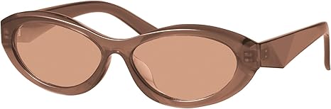 Mosanana MS52372 Oval Cat Eye Sunglasses for Women Retro Y2K Style