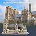 CubicFun 3D Puzzles for Adults Notre Dame de Paris Model Kits 128 Pieces, Puzzle for Kids Ages 8-14 Arts and Crafts Birthday Gifts for Kid Ages 8-12