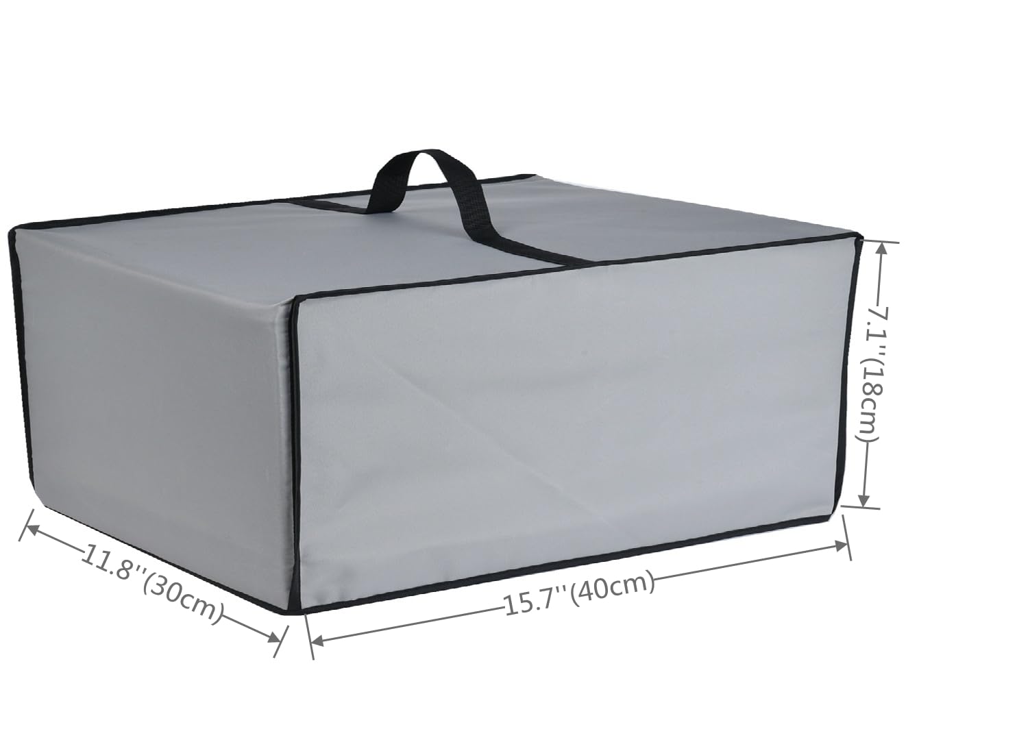 Copertura antipolvere antistatica impermeabile per stampante laser HP LaserJet MFP M140w/M110w Wireless/PANTUM P2502W/BP2309W (grigio argento)