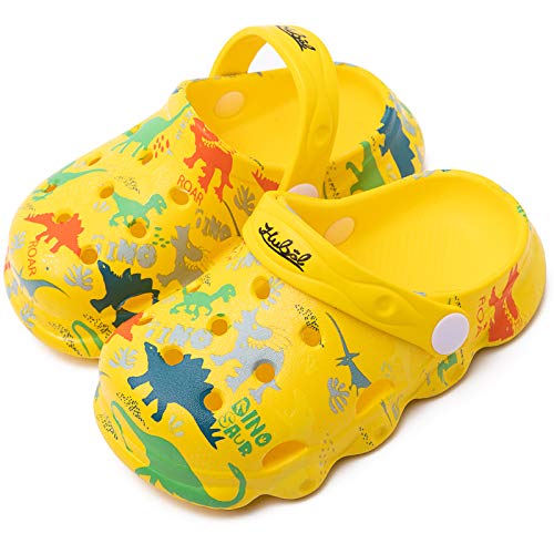 Techcity Kids Dinosaur Garden Shoes Cute Cartoon Sandals Clogs Toddler Beach Pool Water Shoes Summer Slides For Boys Girls thumb #3