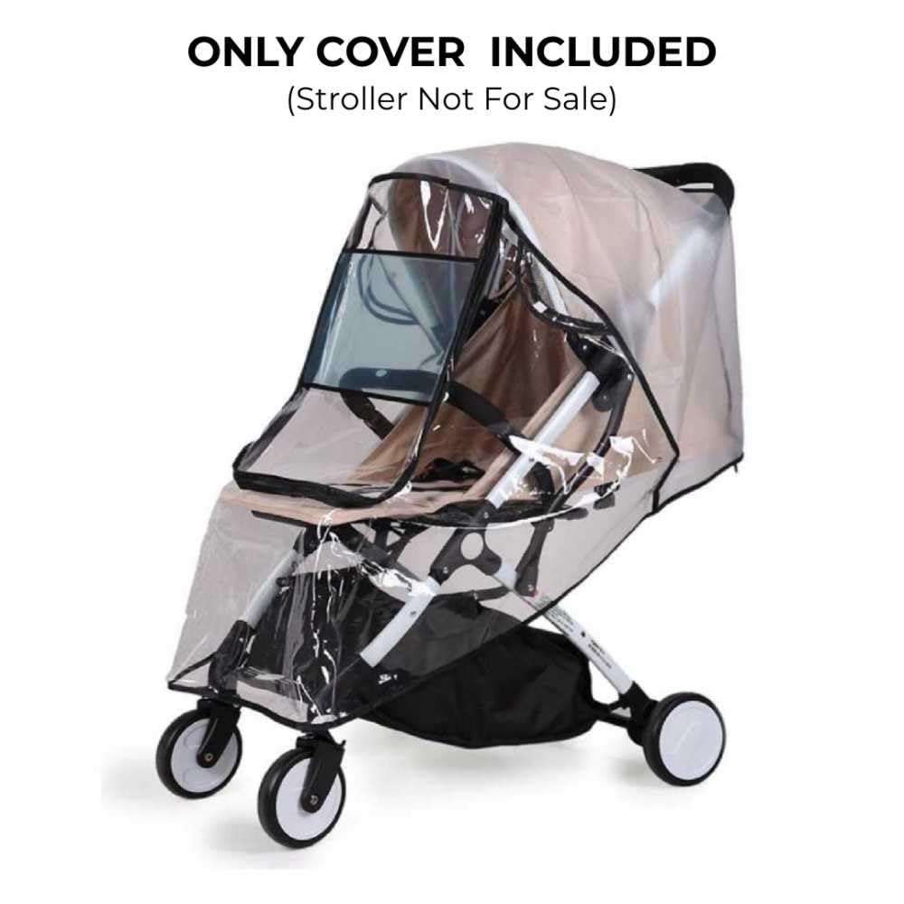 Baby Stroller Rain Cover Travel Dustproof Breathable Windproof - Image 2 thumbnail