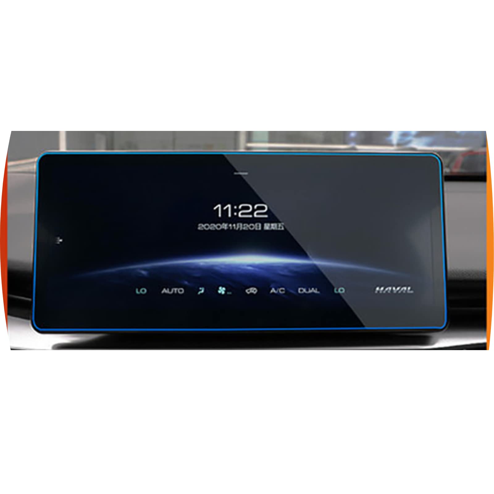 Film protection écran verre trempé Haval H6 2021 autocollant GPS