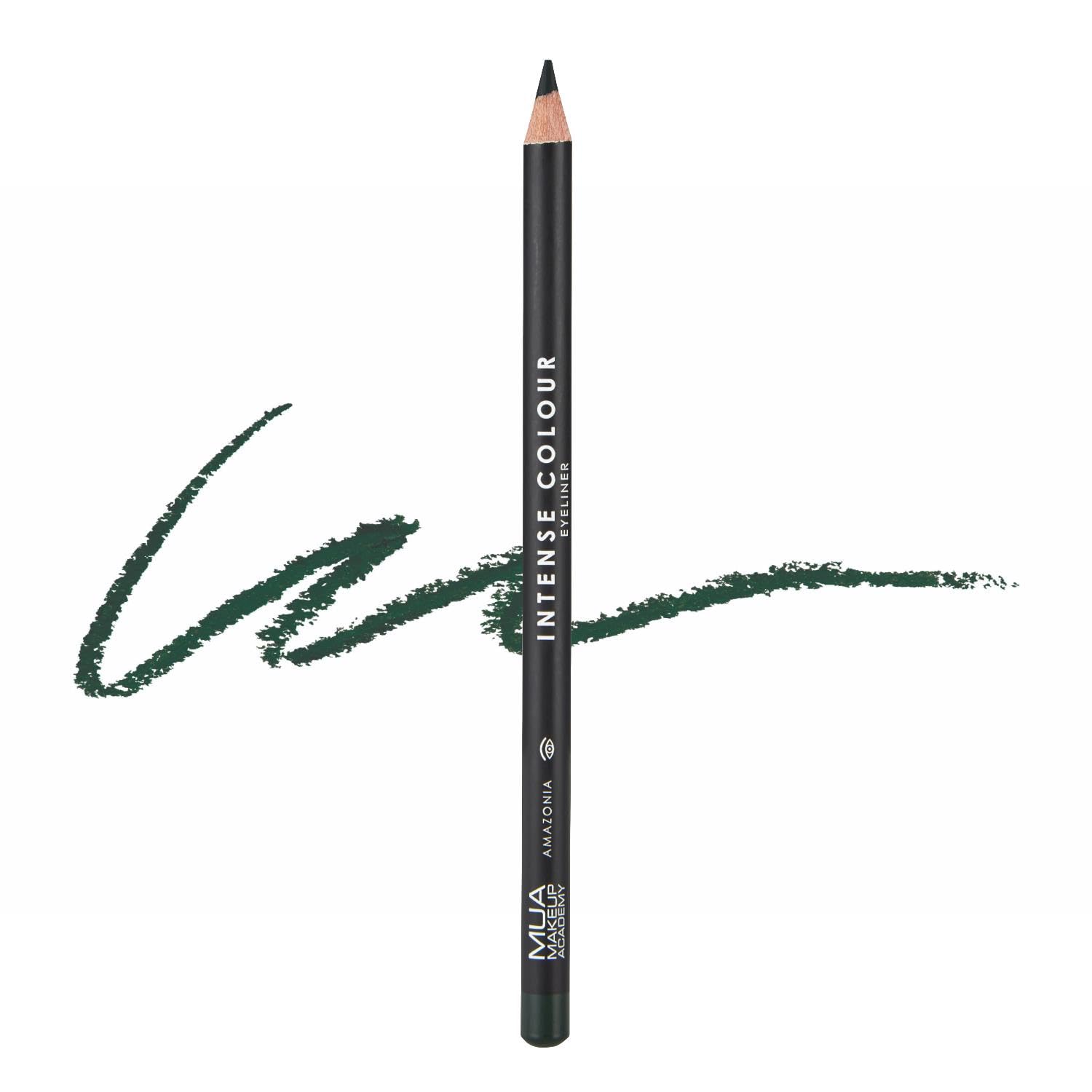 MUA Makeup Academy Intense Colour Pencil Eyeliner, Amazonia - Vegan & Cruelty Free