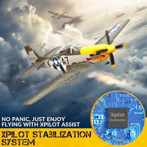 Image of volantexrc Brushless RC Plane, 4CH Remote Control Airplane for Adults