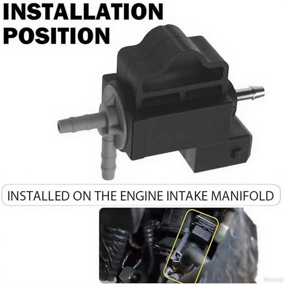55574902 Turbocharger Intercooler Bypass Solenoid Valve for 2011-2016 Chevrolet Cruze 2012-2020 Sonic 2015-2021 Trax 2013-2021 Buick Encore 1.4L L4