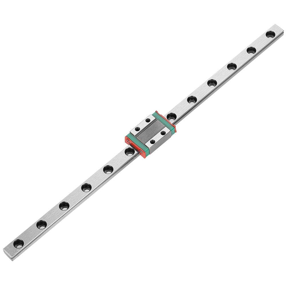 Linear Rail, 9mm LML9B Miniature Linear Rail with Bearing Steel Rail Block for Mini Rail Block Precision Measurement Set (260mm)