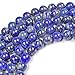 MJDCB Natural Lapis Lazuli Gemstone Loose Beads Round 8mm Energy Stone Healing Power for Jewelry Making