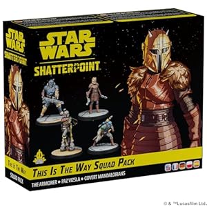 Star Wars Shatterpoint This is The Way Squad Pack – Tabletop Miniatures Game, Strategy Game for Kids and Adults, Ages 14+, 2 Players, 90 Minute Playtime, Made by Atomic Mass Games