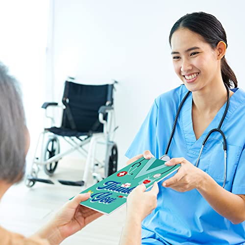 ZATAYE Nurses Week Bags, 65 PCS Thank You Nurse Card, Appreciation Nurse Cards with Envelopes and Stickers Nursing Day Cards Accessories Bulk for Nurses Doctors Medical Assistants Healthcare Workers