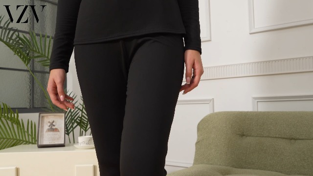 VZV 3 Set Thermal Underwear for Women, Long Sleeve Base Layer with