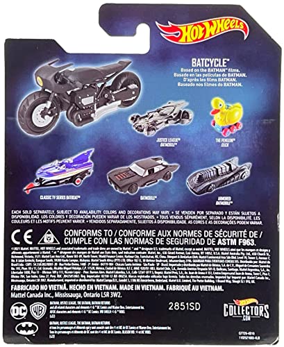 Hot Wheels motocicleta Batman 1:50 escala fundido miniatura 2