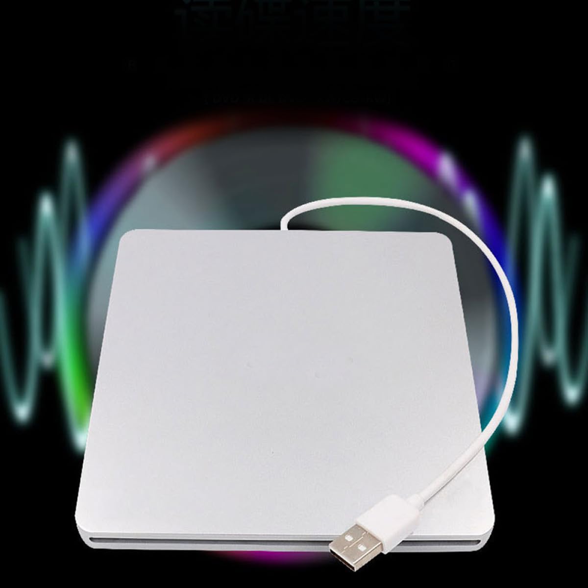 KOMBIUDA Esterna Dvd Rw per Laptop e Pc Masterizzatore USB con Design Caricamento Slot