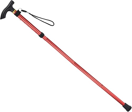 Miniatura 1 de PATIKIL Bastones de trekking, bastón plegable telescópico plegable de aleación de aluminio de bloqueo rápido para senderismo al aire libre caminar