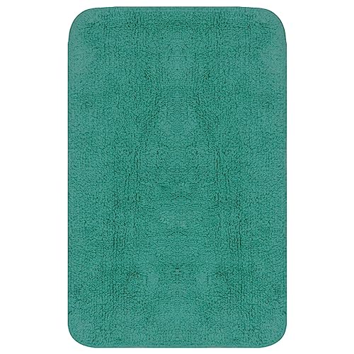 TEKEET Home Furniture Badteppich Set 2-teilig Stoff türkis – Bild 3