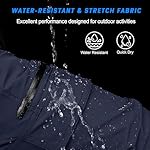 MAGCOMSEN Men's Hiking Cargo Shorts 9" Quick Dry Lightweight Summer Casual Shorts for Men Work Golf Outdoor 5 Pockets - Image 3