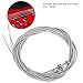 Bass Strings Electric Bass 1mm 1.4mm 2mm 2.5mm Strings 4-String Guitar Strings Steel Alloy Smooth Lightweight Portable for 4-String Electric Bass
