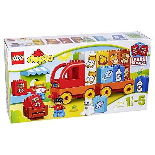 LEGO 10883 DUPLO Mein erster Abschleppwagen 8 LEGO Duplo 10818 - Mein erster Lastwagen, Lernspielzeug, große Bausteine