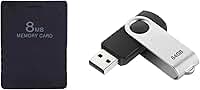 Kit para PlayStation 2: Memory Card com OPL + Pen Drive 64 GB