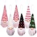 Esportic GNOME Noel (Lot de 6), Lutin de Noel Peluche 16 x 6 cm, Suédois De Noël Père Noël GNOME Poupée De Noël sans Visage,Décoration de Table Arbre de Noël Décoration Suspendue