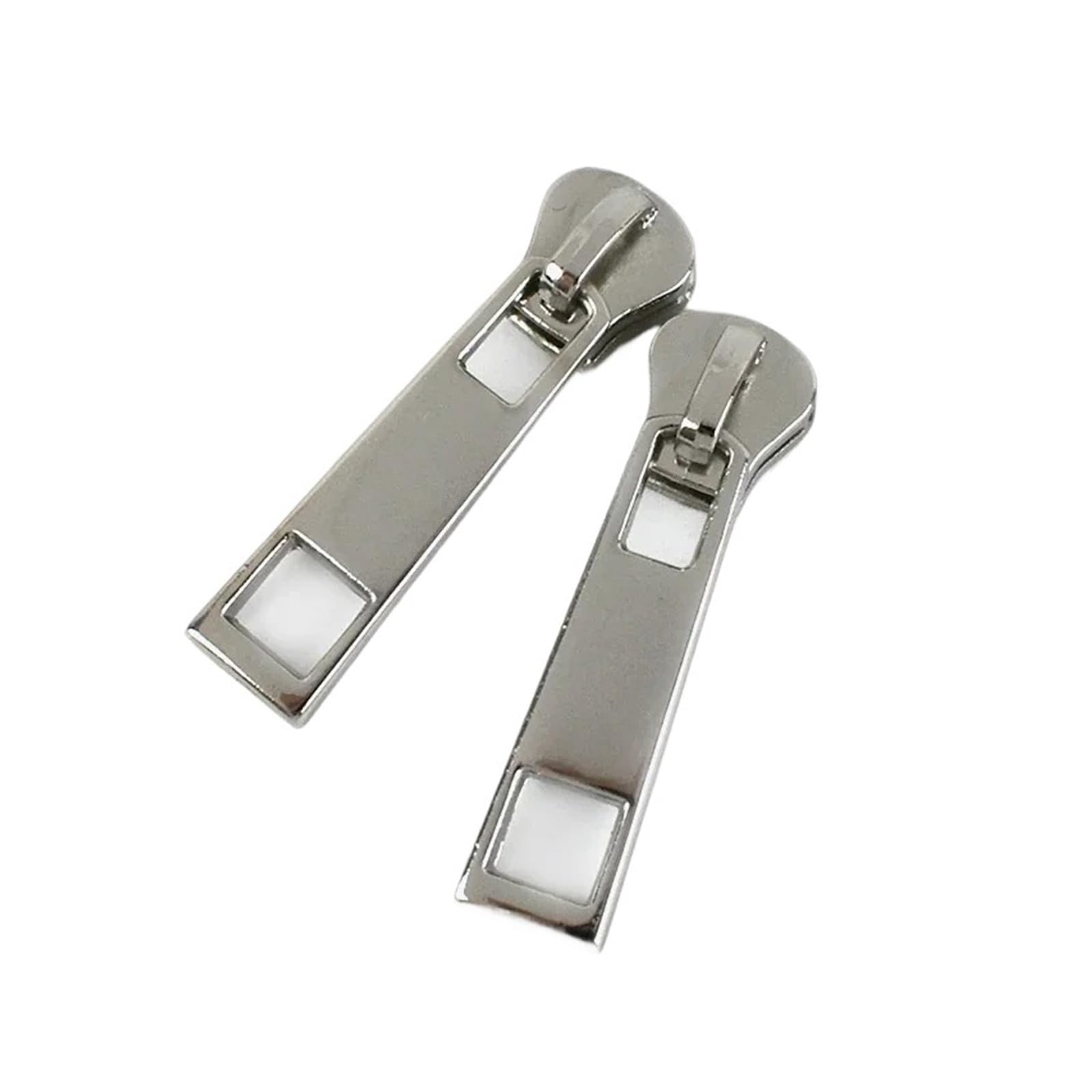 10-30 Uds 5# tiradores de cremallera for coser abrigo tienda Metal/Nylon/resina cremalleras deslizantes universales cierres cabeza reparación(Silver,No5-30Pcs,ForMetalZipper)