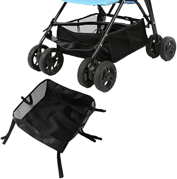 QEXUJOW Filet de Rangement Universel pour Poussette – Panier Grande Capacité