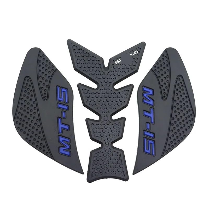 Autocollant de protection pour réservoir de moto MT15 2019 pad antidérapant grip genou noir