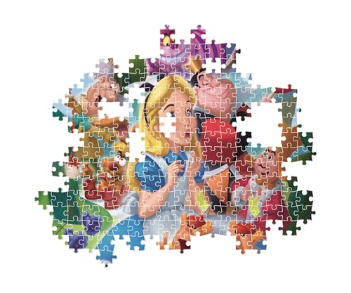 Puzzle Compact 1000 pièces : Alice au Pays des Merveilles Clementoni Puzzles - vue 7