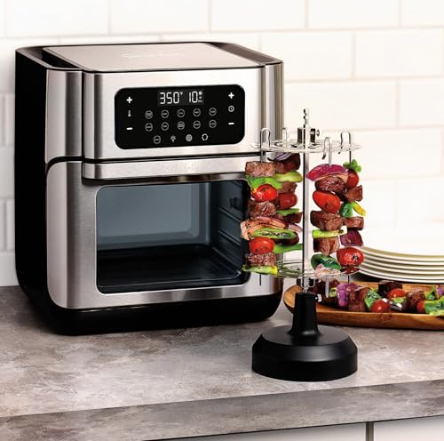 Sur-La-Table-13-Qt-7-in-1-Air-Fryer-Versatile-Cooking-with-360-AirFlow-10-Preset-Functions-9-Piece-Accessory-Set-Pepper-Black-SLT-1818 Sur La Table 13 Qt 7 in 1 Air Fryer Versatile Cooking with 360 AirFlow 10 Preset Functions 9 Piece Accessory Set Pepper Black SLT 1818