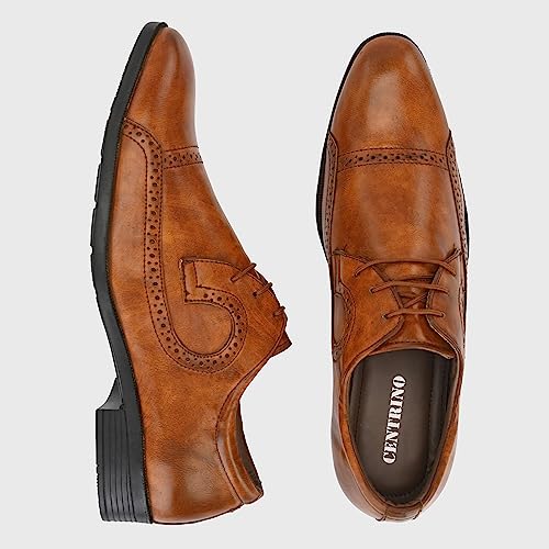 Image of Centrino Formal Shoe for Men | Soft Cushioned Insole for All-Day Comfort | Premium Craftsmanship & Durable Build |Stylish & Elegant Design | Perfect for Office, Business Casual & Formal Attire (6425)