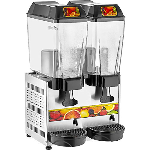 Şerbetmatik Çiftli 20+20 LT Fıskiyeli Soğutuculu Şerbet Makinesi