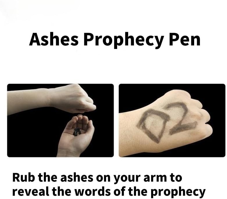Disappeared Paper Very Fast Glitter Floating Prophecy Paper,Magic Flying Soul Paper Wish Write it Papers for Magic Tricks (20pcs)