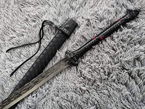 Miniatura 1 de Espada china hecha a mano Real Beat Saber de acero de alto carbono aleación accesorios Kung fu