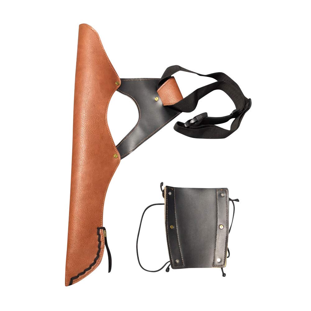 Lot Arc De Chasse/tir à L'arc – Carquois, Protège-bras, Flèches, état D'occasion