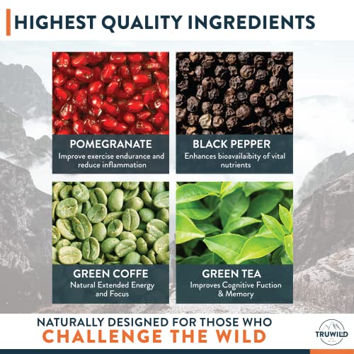 Truwild Motion All Natural Pre Workout Powder Drink Mix For Men & Women W/No Jitters Or Crash – Whole Food Plant Based Vegan – Organic W/Electrolytes + Bioperine – 20 Servings (Coconut Raspberry) #TOP2