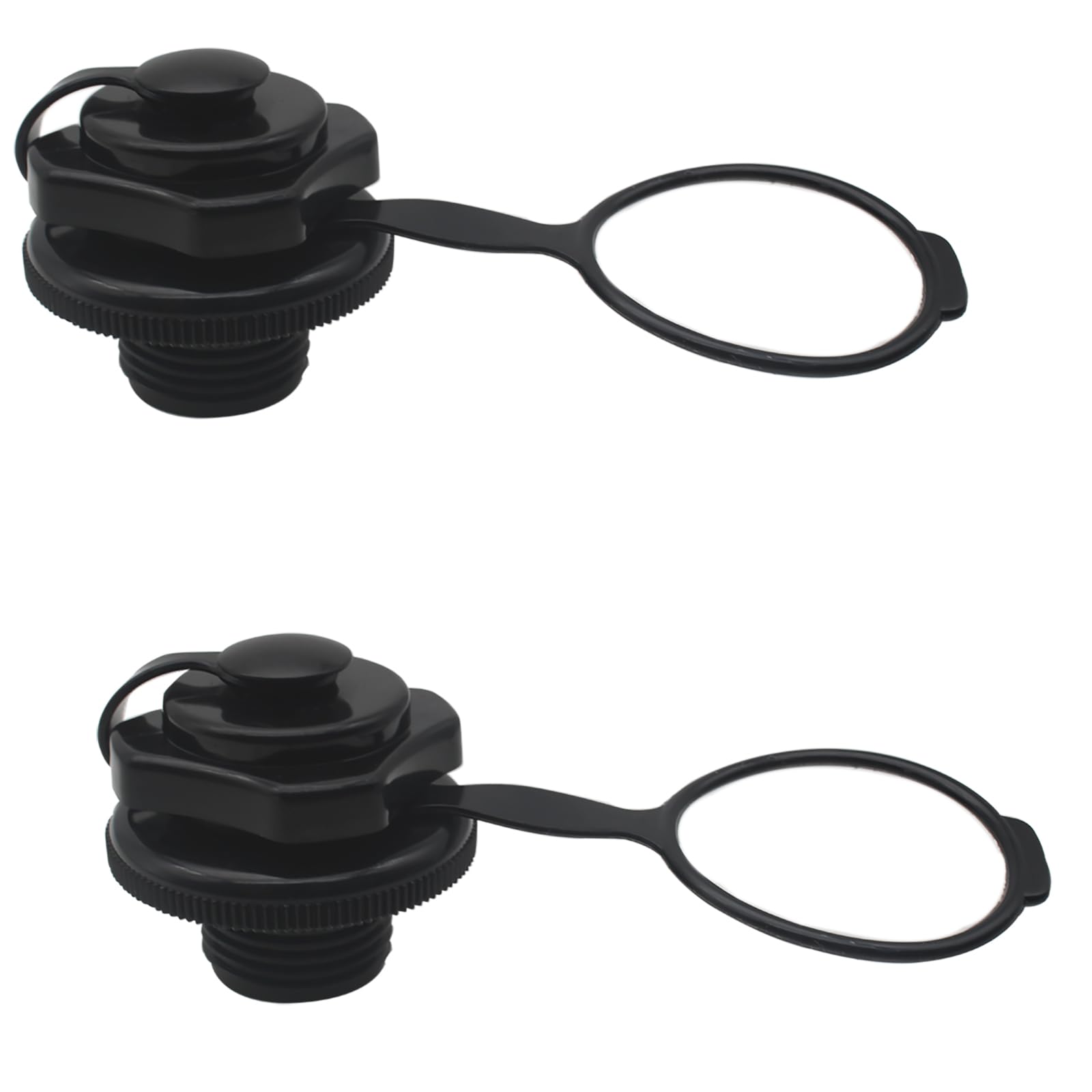 OZXNO 2pcs Inflatable Boat Air Valve 24mm Plastic Air Valve Caps for Inflatables Towable Tube Plug for Inflatable Raft Boat Kayak