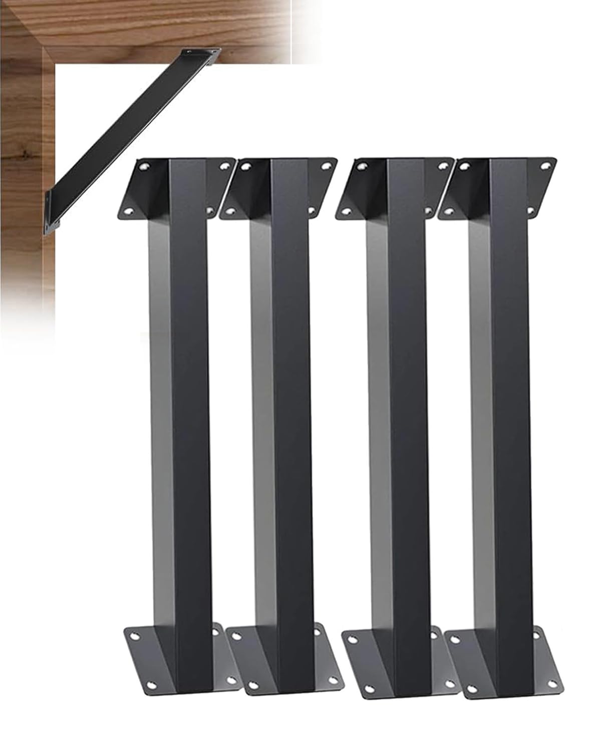 GOUZIBHD 45 Degree Pergola Bracket for Wood Post and Beam Pergolas Gazebo,45 Degree Angle Support Bracket,45-Degree Angle Corner Braces Inside Joint,Metal Pergola Kit(Size:4 Pcs)