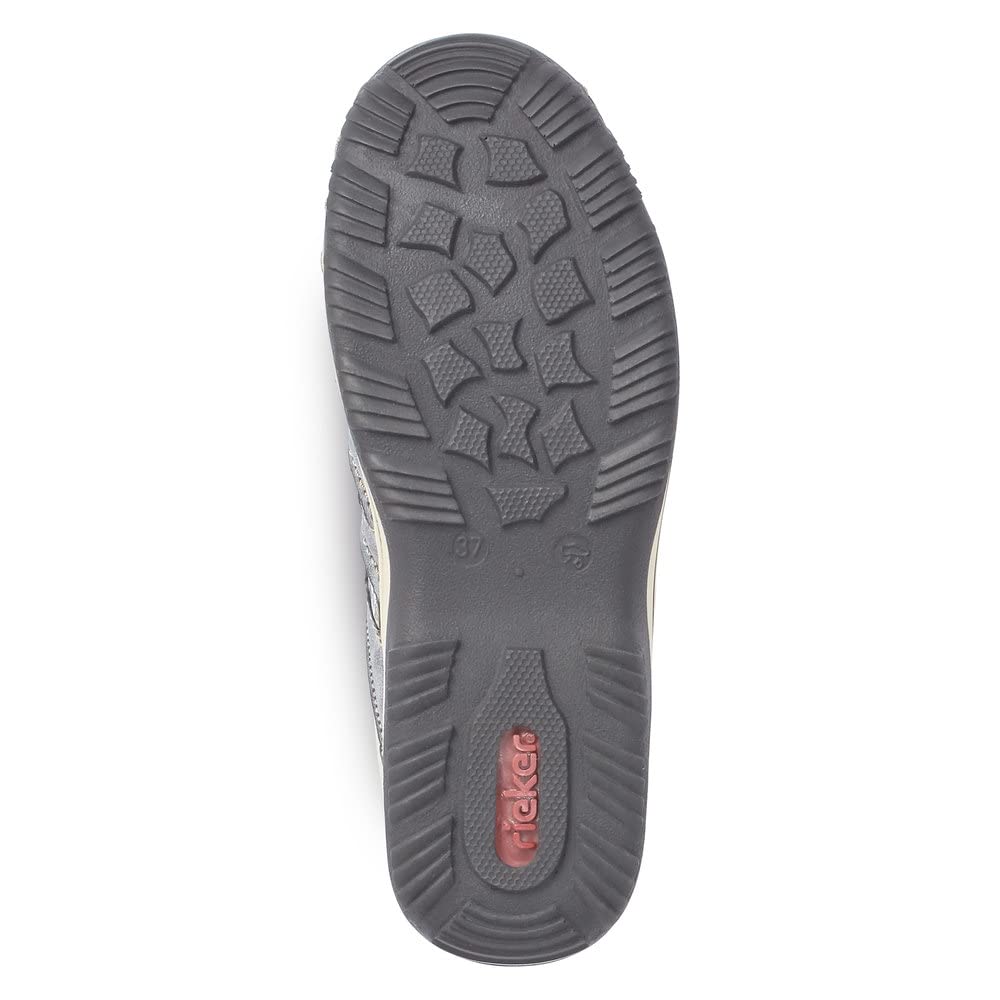 Rieker L0555-16 chodaki damskie, niebieski, 40 EU