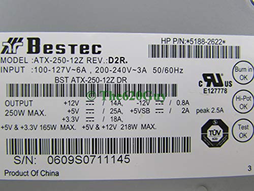 Fuente de alimentación HP 250W ATX-250-12Z miniatura 4