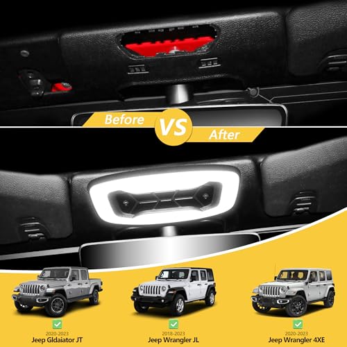 Luz Interior LED Compatible Jeep Wrangler JL Gladiator 2018-2023 miniatura 5