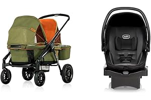 Pivot Xplore All-Terrain Stroller Wagon & LiteMax 35 Infant Car Seat