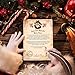 25Pcs Christmas Vintage Official Letters Certificates with Red Border from Santa Claus Set Include 5Pcs Writing Letter 5Pcs Nice List Certificate 5 Envelopes 10 Stickers for Party Favors