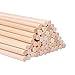 eBoot Unfinished Natural Wood Craft Dowel Rods 12 Inch x 1/4 Inch, 50 Pack