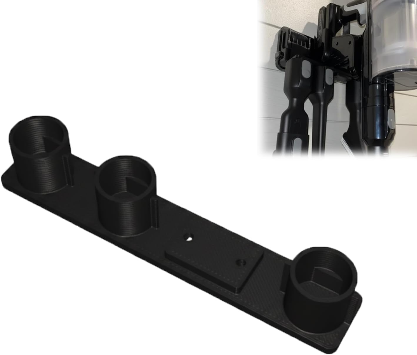 Wall Mount Attachments Holder Compatible with CleanView XR, Vacuum Tool Storage Rack for Cordless Stick Vacuum Accessories Organizer, Extra Slot Tool Holder