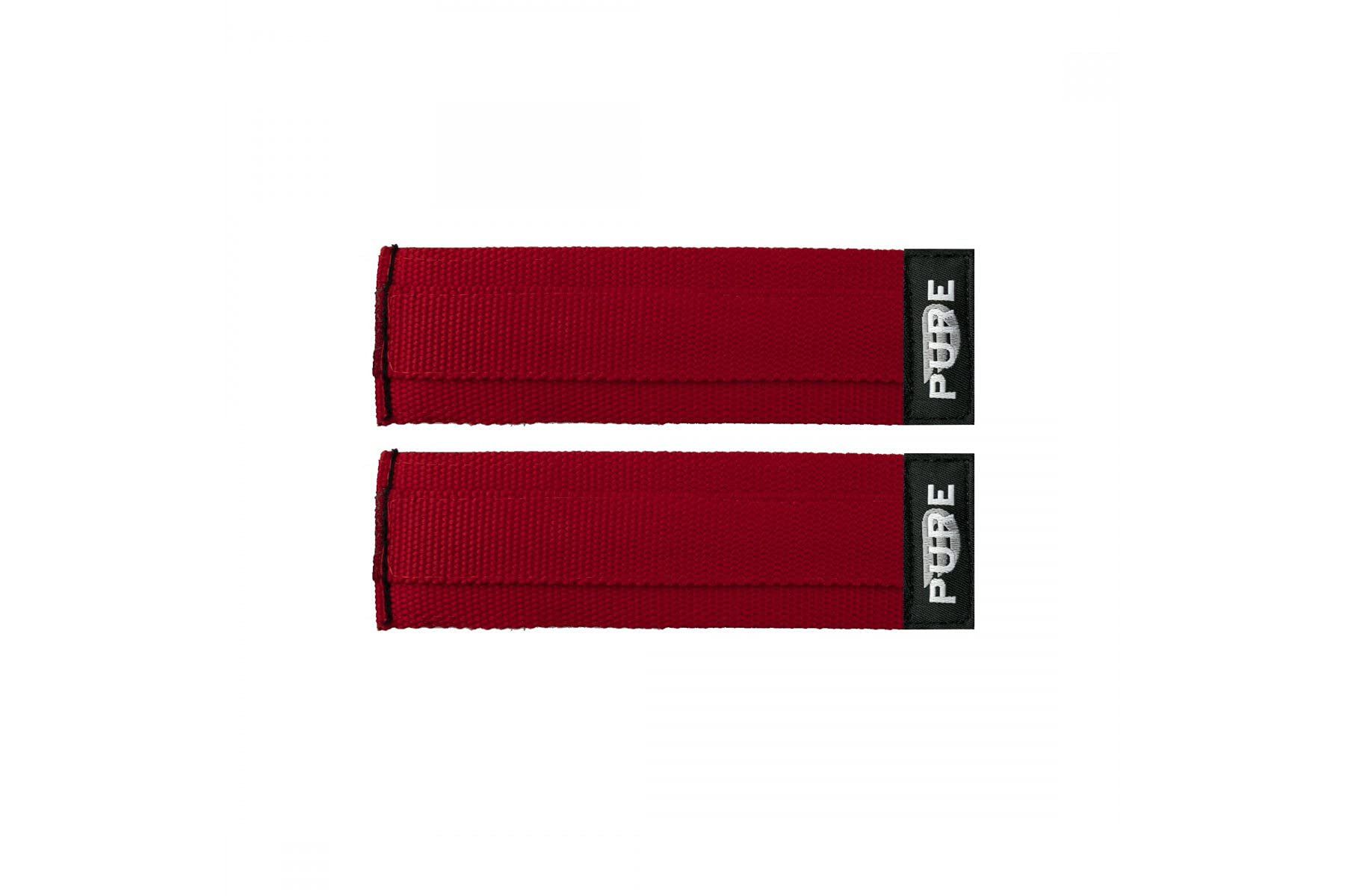 Pure Cycles Bike Pedal Straps Pedal Toe Clips Straps, Red