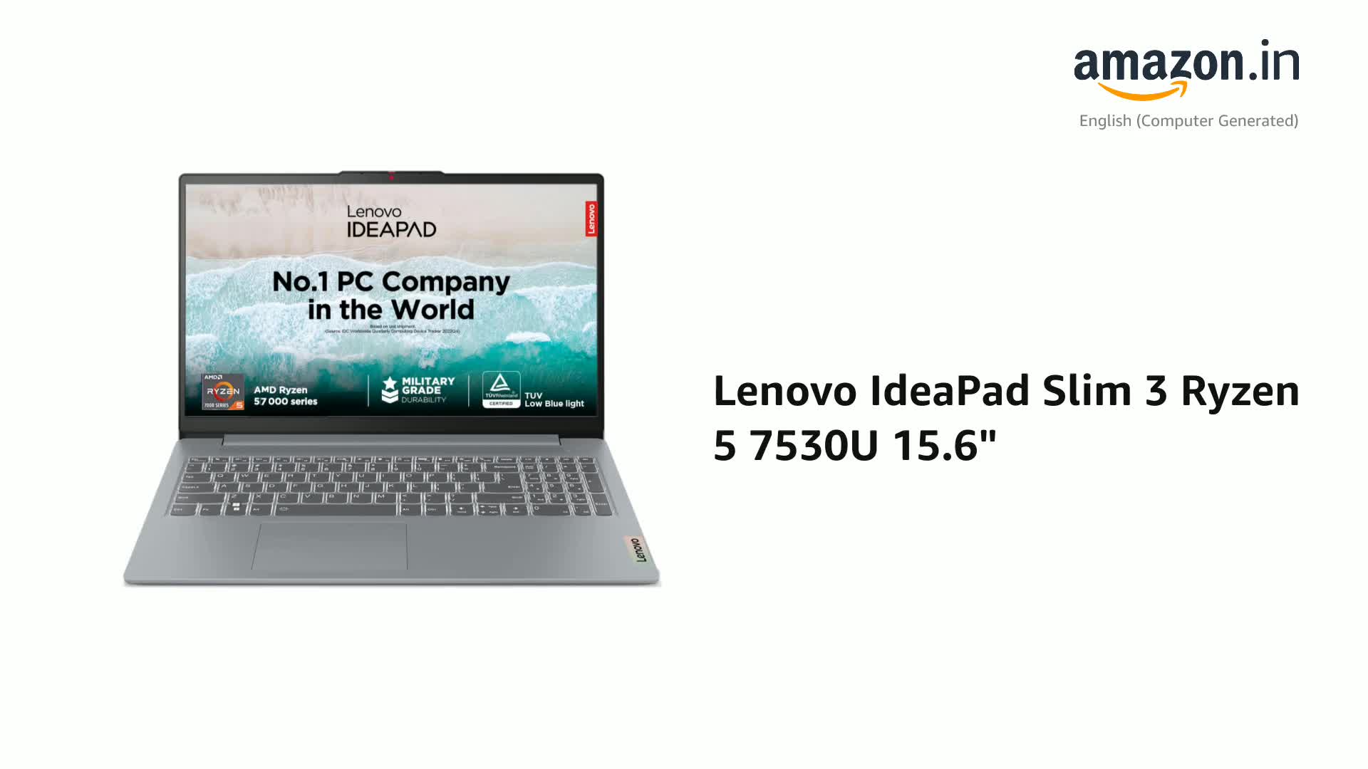 レノボIdePad Slim3 Gen8 AMD Ryzen5 7530U IdeaPad Slim 5 Light Gen 8 超軽量 AMD Ryzen 5 7530U・16GB