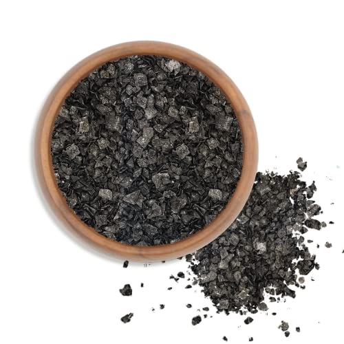 Hawaiian Black Lava Sea Salt Flakes, Black Pyramid Flaky Finishing Salt, Sal Negra En Escamas, 7 Oz Pouch - Sea Salt Superstore #TOP1