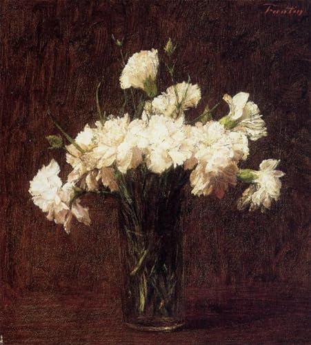 Impression tableaux peinture sur toile Henri Fantin-Latour d'une finesse absolue