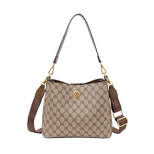 Tan Monogram Shoulder Bag